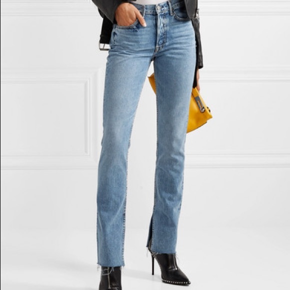 GRLFRND Denim - GRLFRND Addison split boot jeans